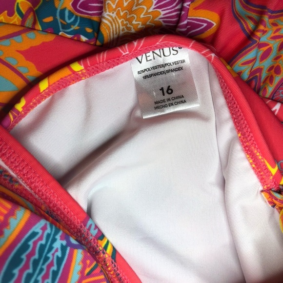 VENUS Pink Paisley One Piece Swimsuit - Picture 14 of 16